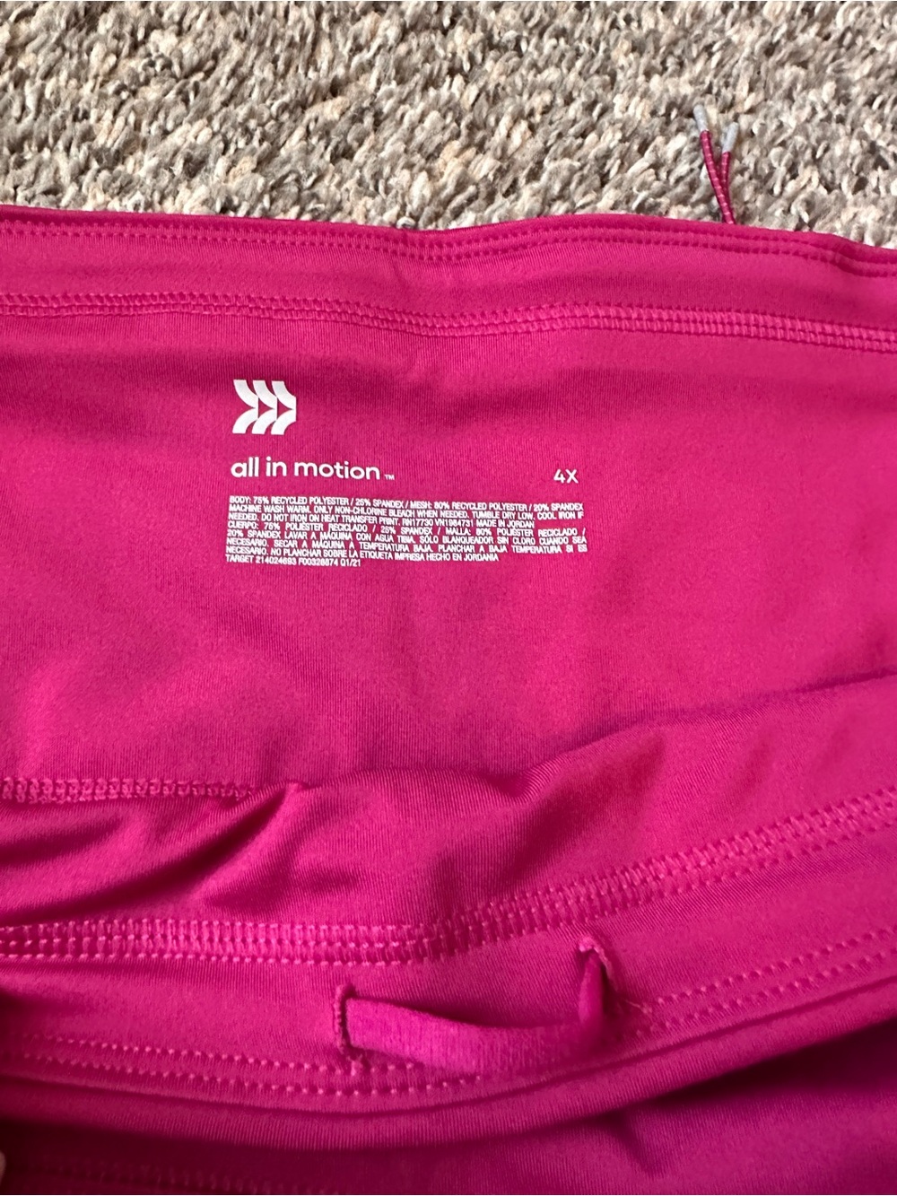 all in motion Cranberry Capri Leggings - Picture 4 of 9